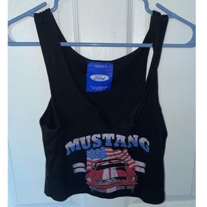 Ford Mustang tank top crop top